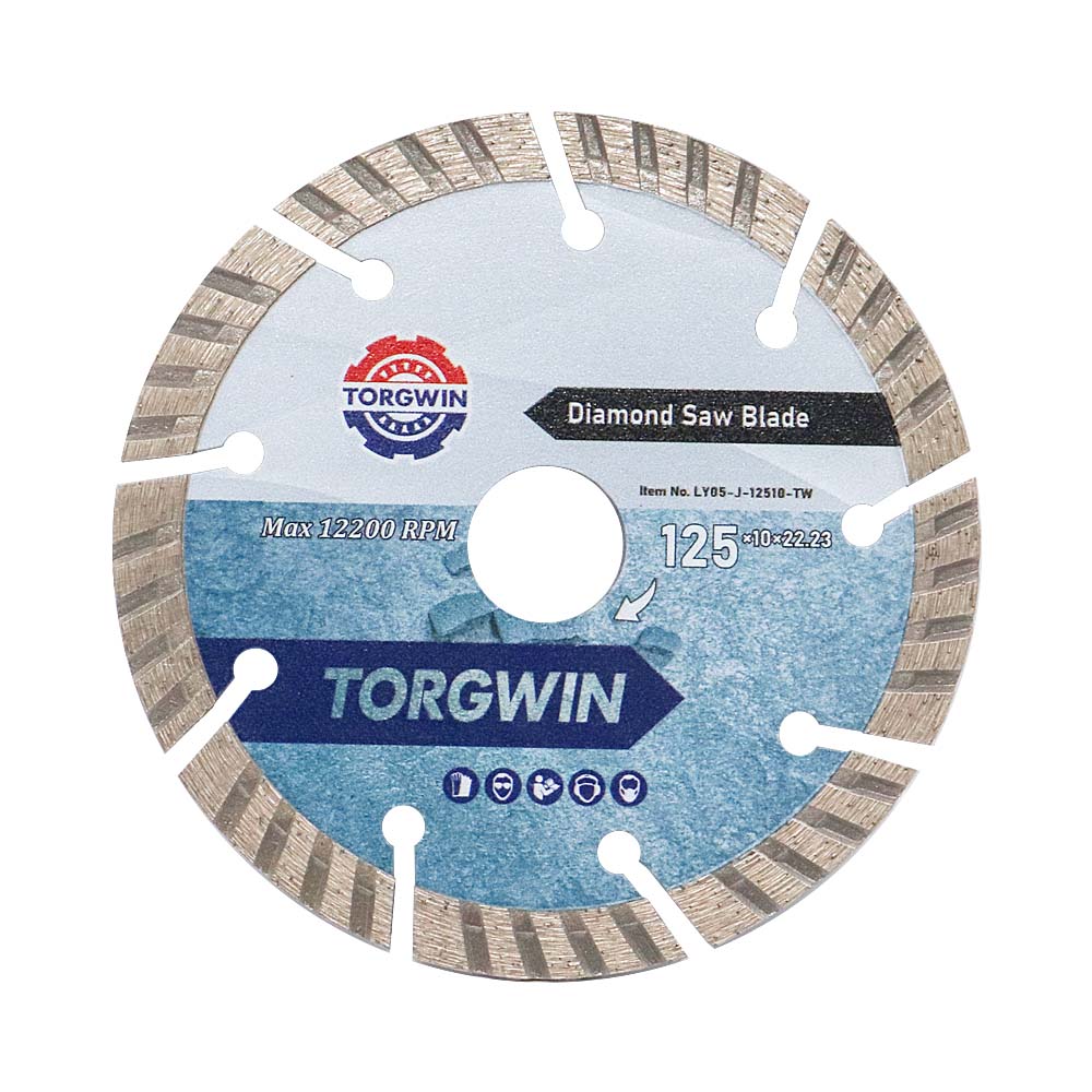125mm segmented adamantino vidit ferrum pro cutting granite
