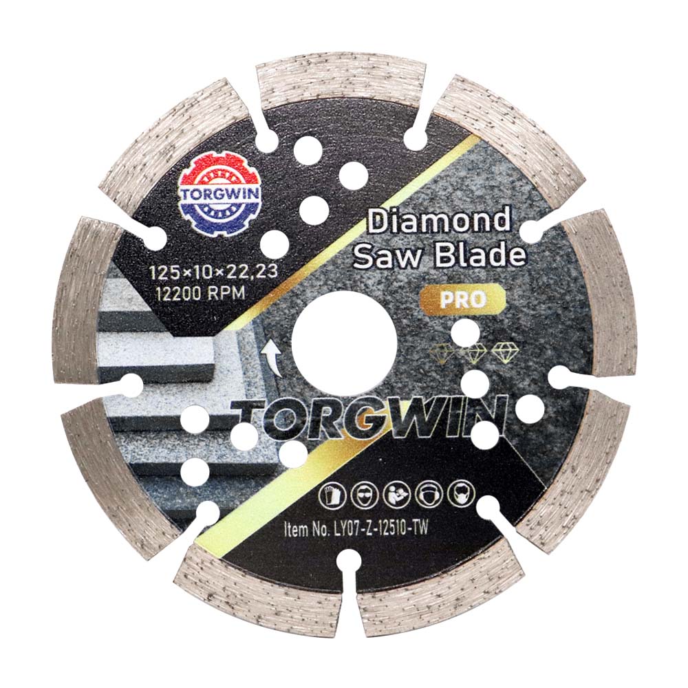 125mm segmented adamantino vidit ferrum pro secans marmore