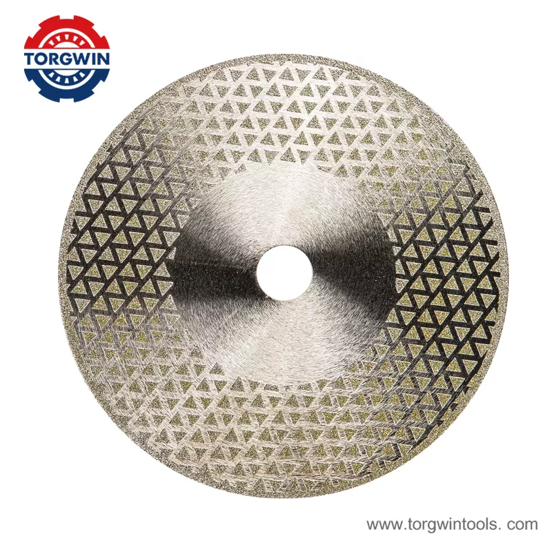 Duplex postesque Electroplated Diamond Blade