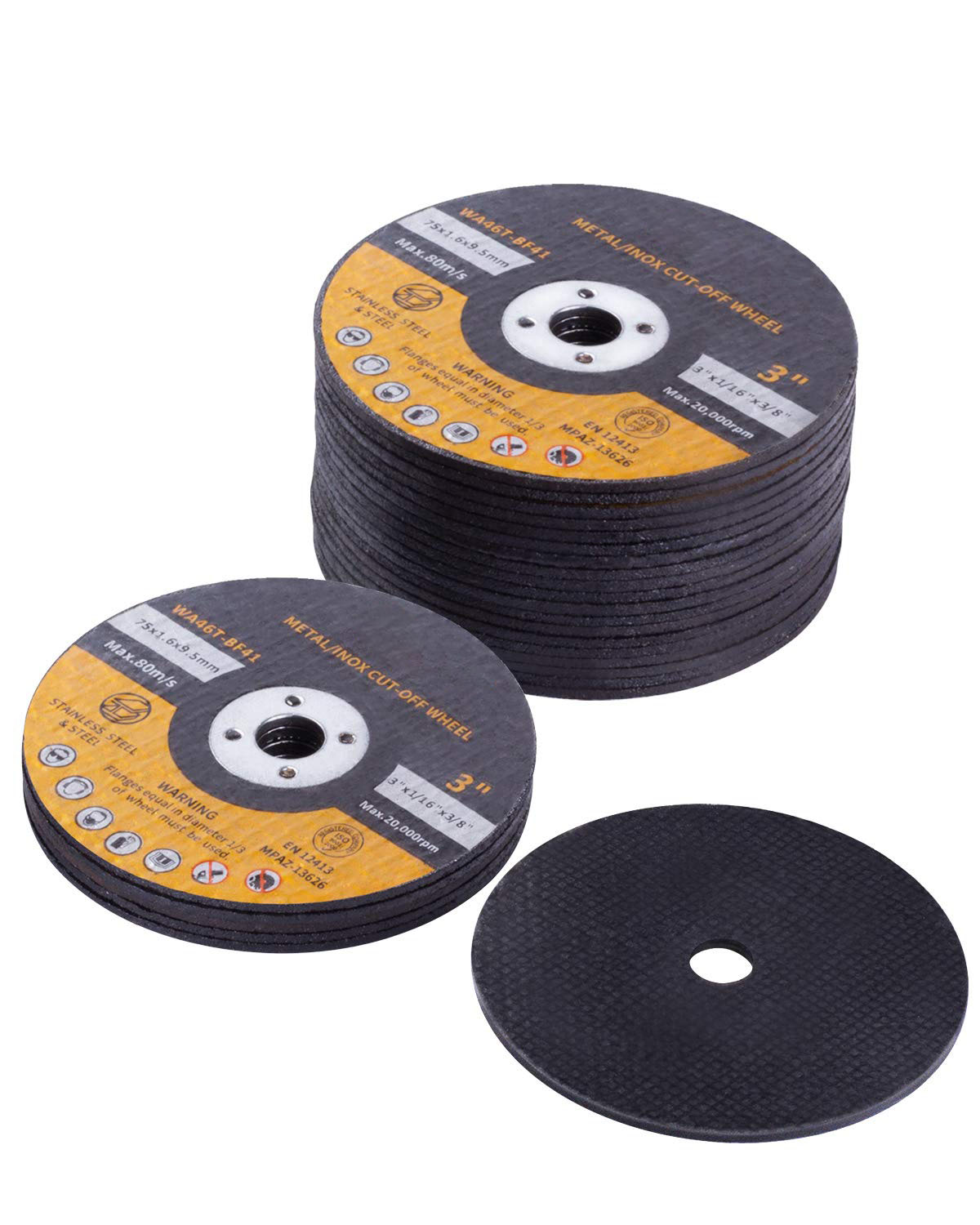 Torgwin resinae secans discs ad cutting ferro et PVC